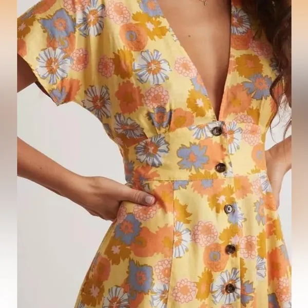 Marine Layer Camila A Line Mini Dress Size Small - Image 3