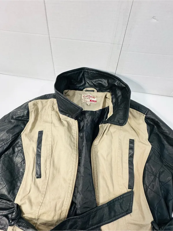 Dollhouse Black and Beige Military-Style Field Jacket - Image 2