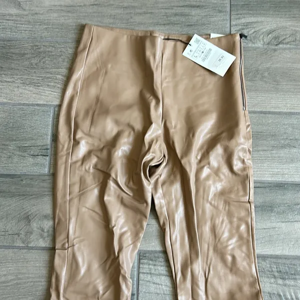 Zara faux leather pants - Image 2