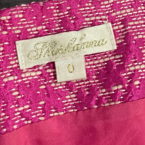 Shoshanna Cap Sleeve Tweed Shift Dress SZ 0 Cocktail Wear Work Parties Career - Image 3