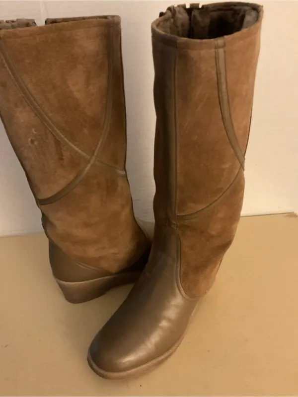 Pajar women Suede & Leather waterproof knee high Boots US 6 - Image 5