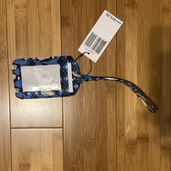 Vera Bradley Penguins Intarsia Blue Luggage ID Tag NWT - Image 2