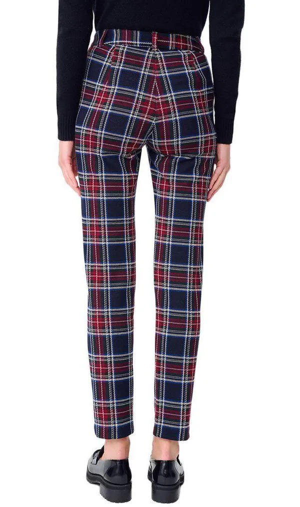 J. McLaughlin NWT Stewart Royal Tartan Plaid Pants - Image 3