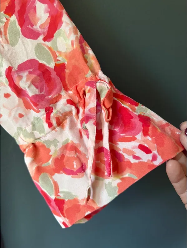 Tyler Böe Silk Floral Print Dress XS - Image 4