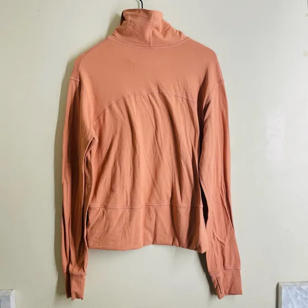 Lululemon Ready to Rulu Pullover Pink Savannah Rulu Funnel Neck Size 6 - Image 5