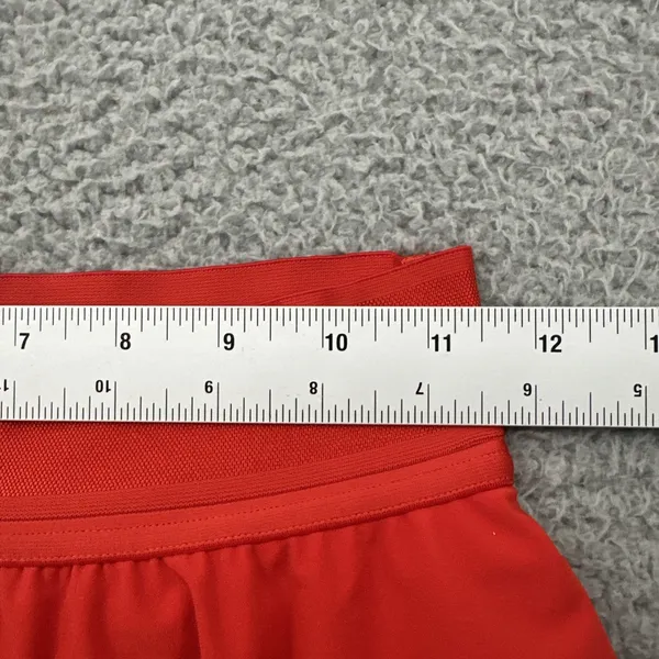 Lululemon Court Rival Skirt Skort Hight Rise Hot Heat Tennis Women's 2 Tall - Image 8