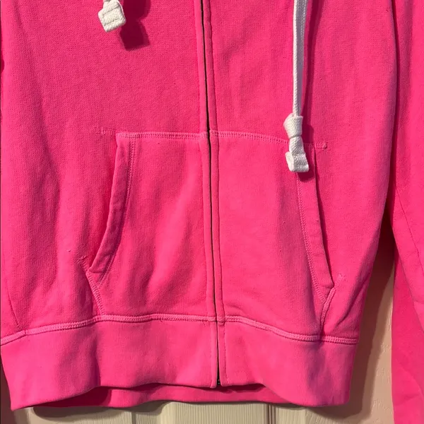 NWT PINK Victoria’s Secret Women's Pink Hoodie Jacket Medium - Image 4