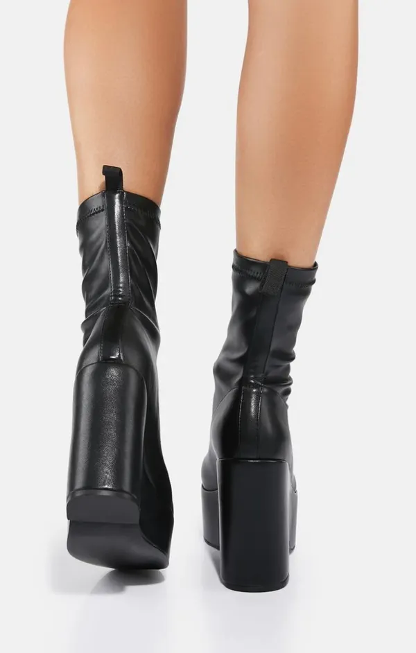 Heel Platform Boots - Image 7