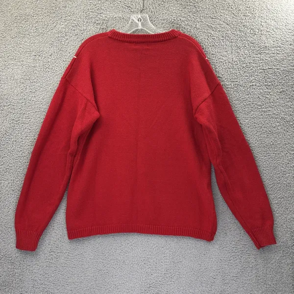 Vintage Lucia Knit Sweater 90s Retro Folk Motif‎ Grandmacore Cottage Women's XL - Image 2