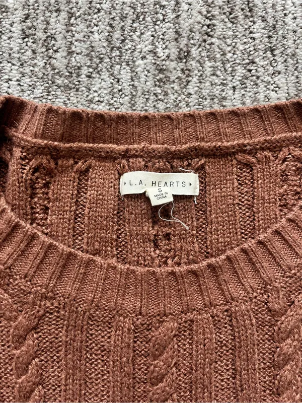 PacSun Brown Sweater size small - Image 2