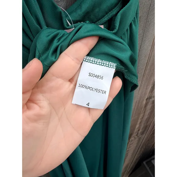 Showpo. NEW $120 She's A Delight Formal Maxi Dress in Emerald Sz 0 - Image 9