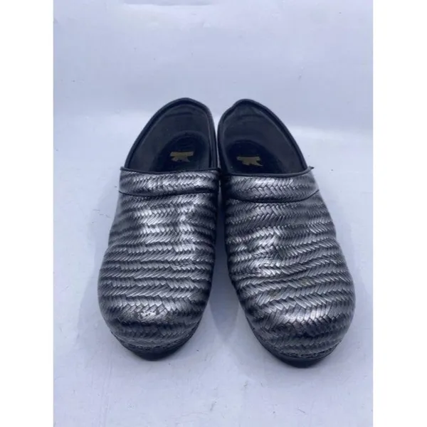 Dansko Black Silver Mulesslides Size Eu - Image 2