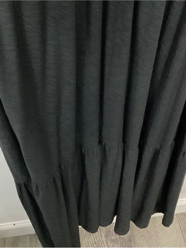 Nation LTD Barrett 90s Midi Dress Black Size Large - Image 7
