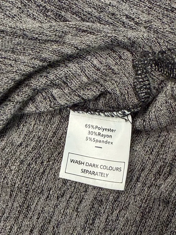 Aokosor Women's Raglan Long‎ Sleeve Crewneck Lightweight Sweatshirt Grey Marl XL - Image 4