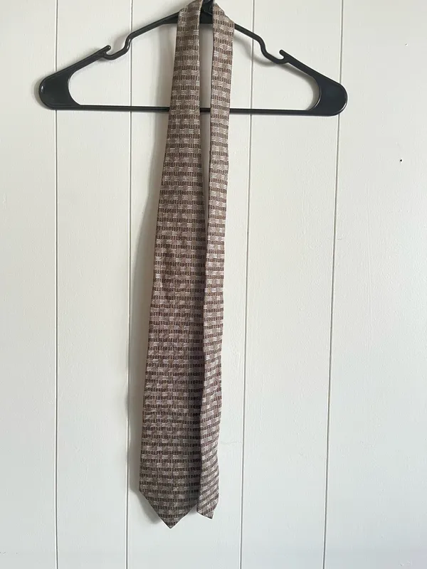 Massimo Livio silk necktie Brown - Image 2