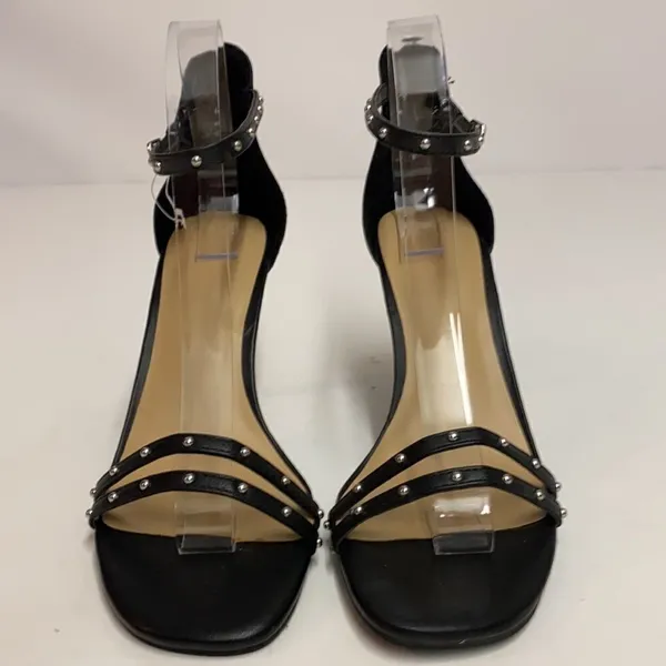 A New Day‎ Studded Square Toe High Heel Strappy 8 A9 - Image 6