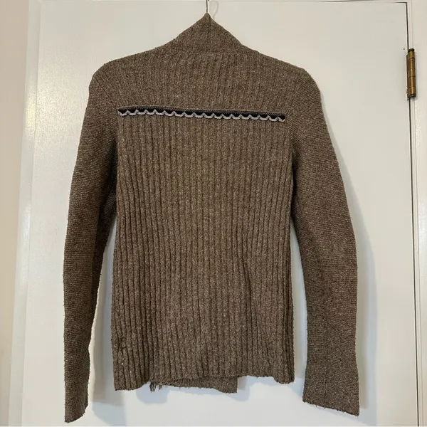 Free People Cuddle Bear Admiral Sweater Double Breasted Button Front Womens XS - Image 7