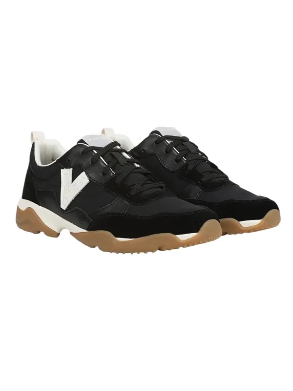 Vionic Walk Glide Sneaker Suede Trim Black Cushioned Size 9 - Image 2
