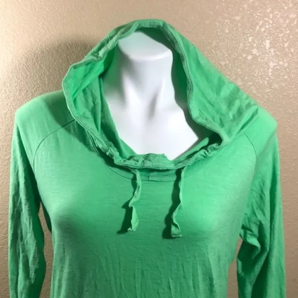 Champion green warm drawstring hoodie - Image 2