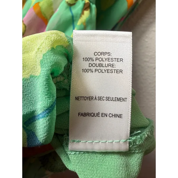 ASTR the Label Aneira Floral Tiered Maxi Dress Green Pink Multi Size‎ S - Image 13