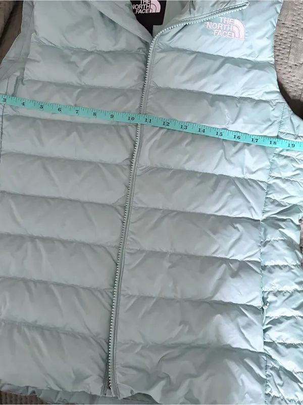 The North Face Womens Aconcagua 550 Down Vest Teal Size Large - Image 7