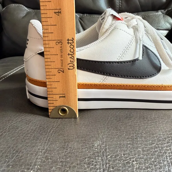 Nike Court Legacy Sneakers White Tan Low Top Casual Everyday Women's 8 or 6.5Y - Image 7