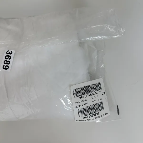 NEW J.Crew Ravenna Dress Ramie Ruffle Lightweight Smocked Midi White Small - Image 16