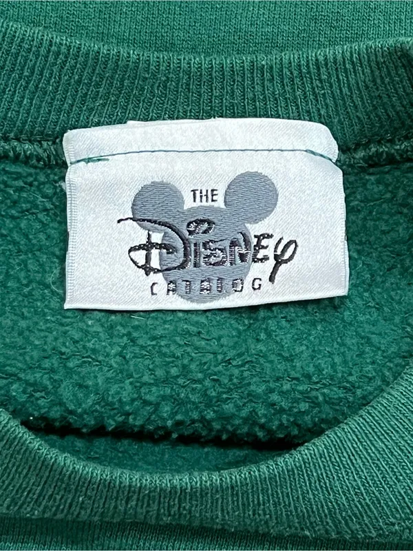 Vintage Disney World Winnie the Pooh Tigger Deep Green Crewneck Sweatshirt Sz XL - Image 4