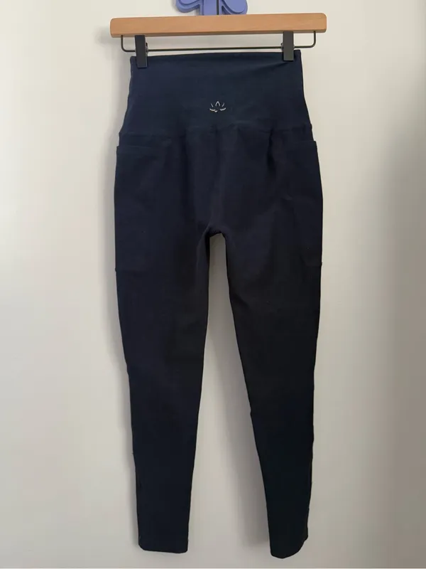 Beyond Yoga Small Spacedye Out Of Pocket High Waist Leggings Navy - Image 3