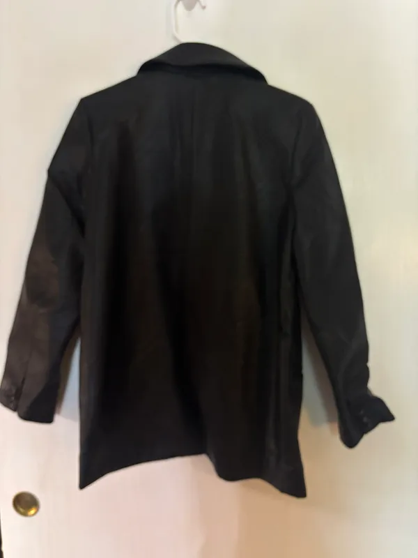 Abercrombie Vegan Leather Blazer - Image 4