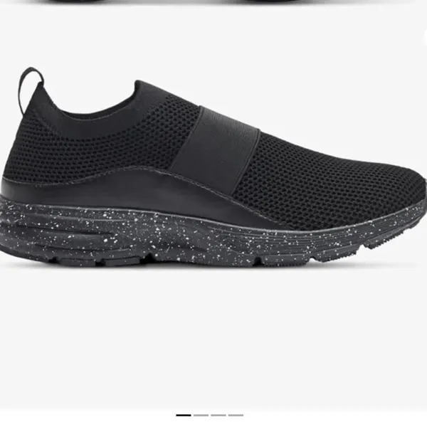KESWI Women's Black Speckled Athletic Slip On Uniform Shoes, Size 7, NWT - Image 2