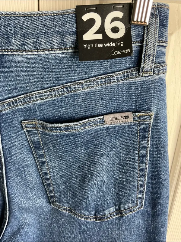 Joe’s Jeans High-Rise Wide Leg Blue Jeans size 26‎ - Image 3