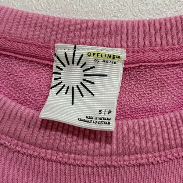 OFFLINE by Aerie Pink Cutout Mini Dress Size S Casual Lounge Athleisure - Image 4