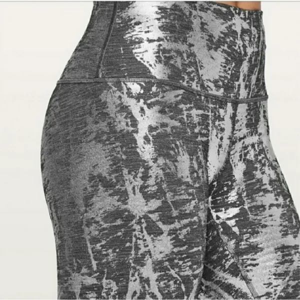 Lululemon Wunder Under High Rise Crinkle High Shine Foil Legging - Image 2