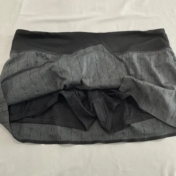 Brooks PureProject Running Skort XL Gray Herringbone Athletic Skirt Shorts - Image 10