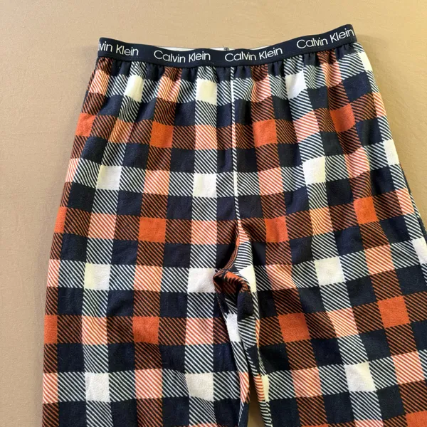 Calvin Klein Plaid Fleece Pajama Pants - Image 3