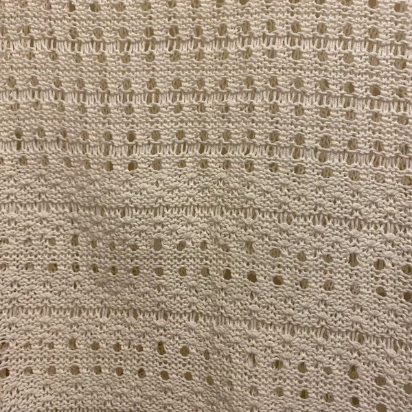 American Eagle Womens Hooded Crochet Knit Sweater S Ivory Cream Short Sleeve - Image 7