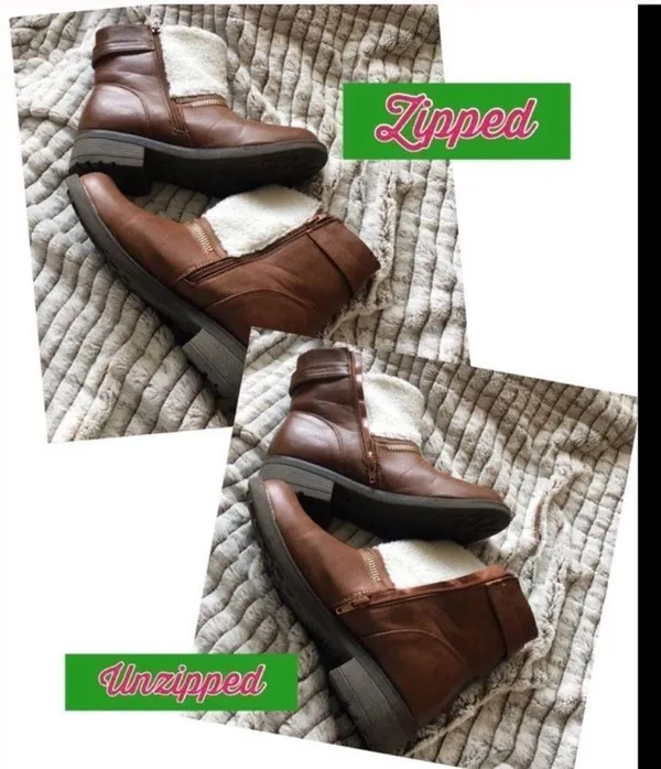Olivia Miller “Beekman” Sherpa Front Booties - Image 5