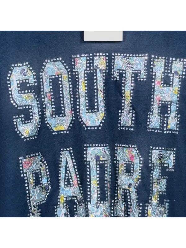South Padre Island Rhinestone Tee 2XL NWT - Image 3