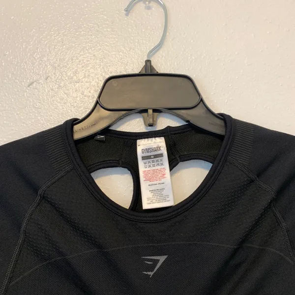 Gymshark Ultra Seamless Crop Top Black M - Image 7