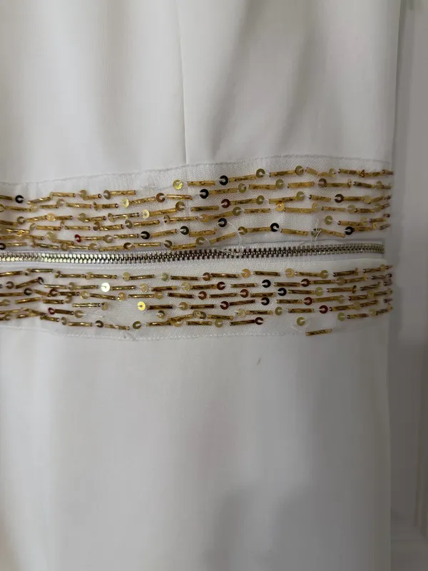 White Formal Dress Size 8 - Image 2