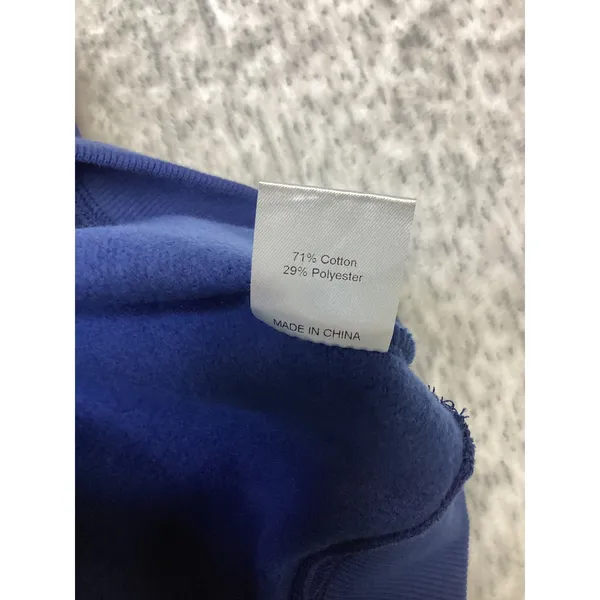 Gold Hinge Azure Mockneck Tank GH248-AZU Blue Cropped Sleeveless Sweatshirt L - Image 5