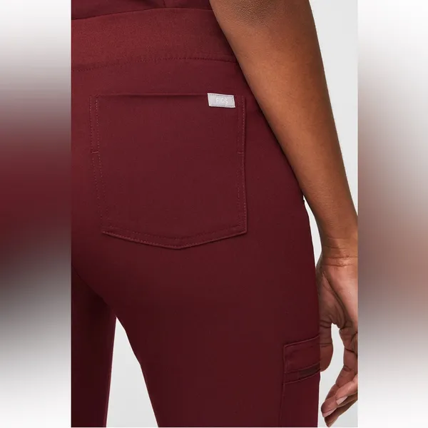 Figs Burgundy Zamora Joggers - Image 5
