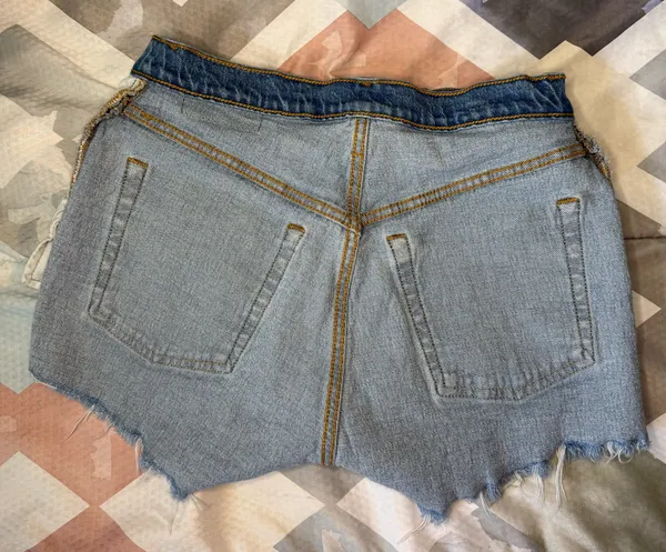 Women’s Distressed Levi’s Denim Shorts - Image 4