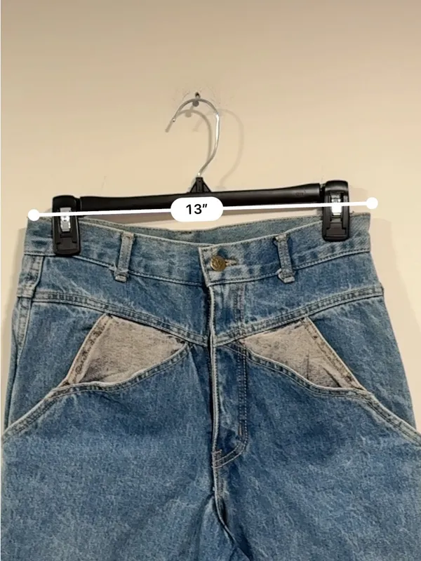 Vintage GUESS by Georges Marciano Two-Tone Jeans from the late 80s or early 90s. - Image 12