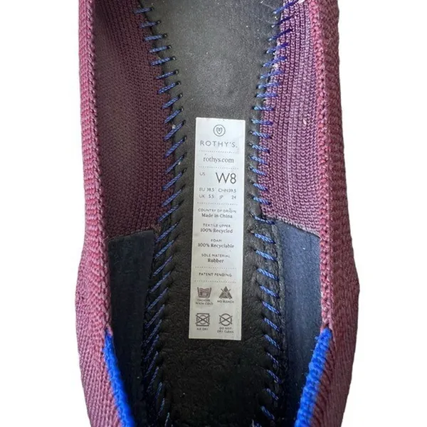 Rothy’s - The Flat Round Toe Slip On Shoe Sz 8 - Image 10