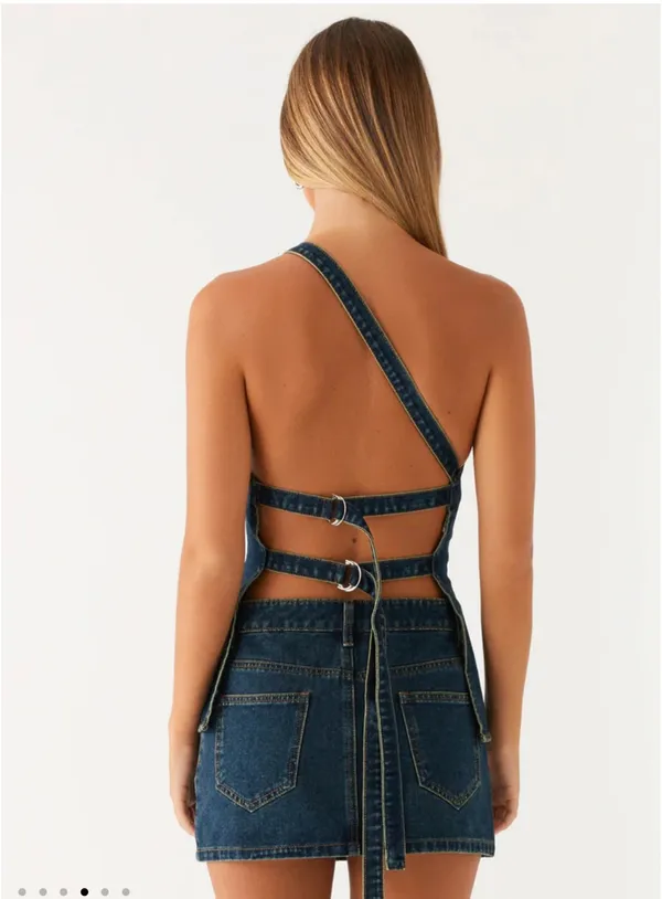 Peppermayo maysa denim top - Image 2