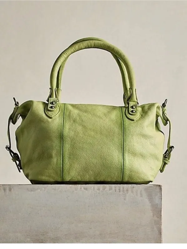 Free People We The Free Leather Baby Emerson Bag in Matcha Green NWT - Image 2