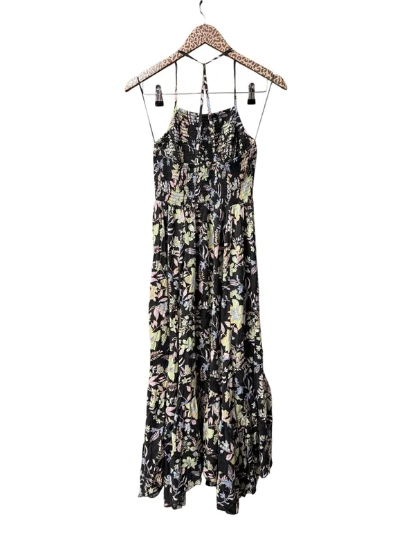 Free People Intimately FP Heat Wave Printed Maxi Dress Midnight Combo Small - Image 5
