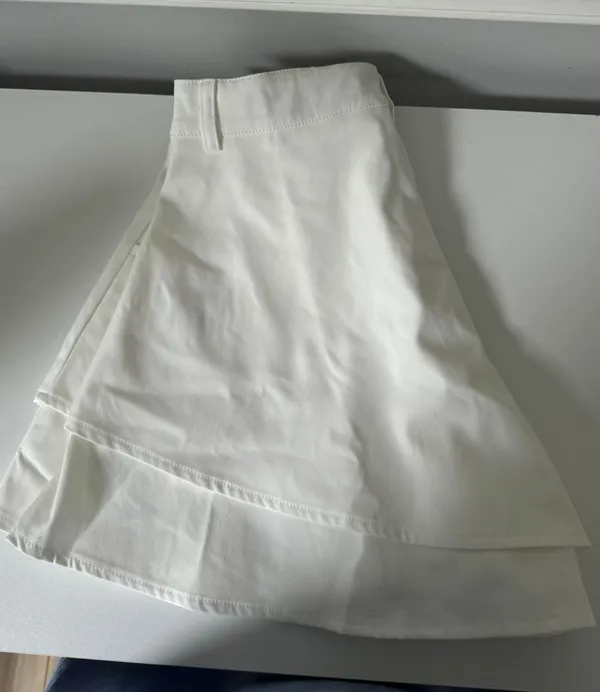 White Flowy Shorts - Image 2